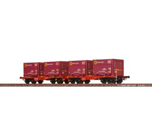 plošinový dvojvůz Sggmmrrs DB AG ArcelorMittal Brawa 50932