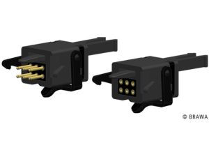 elektricky vodivé spřáhlo 6-pólové 2 páry Brawa 93717