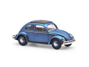 VW Brouk s oválným oknem modrá metalíza Busch 52996