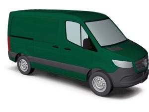 Mercedes-Benz Sprinter 18 tmavě zelený Busch 53402