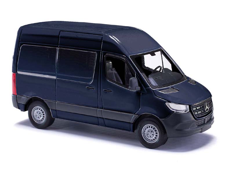 MB Sprinter skříň krátký modrý Busch 54001