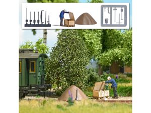 A-Set: Drážní dělník s nářadím Busch 7965