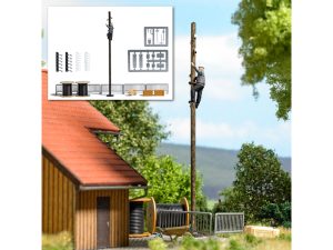 A-Set: Elektrikář na stožáru Busch 7966