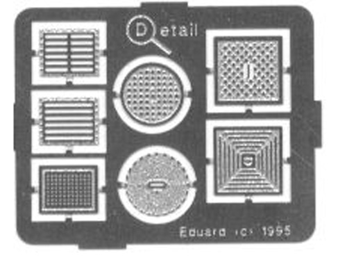 kovový lept kanály a dekly Detail 1