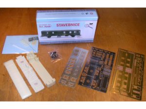 stavebnice služebního vozu Dsd "Rybák" ČSD Detail 10210