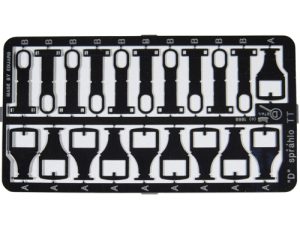 kovový lept "D" spřáhlo Detail 50