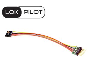 dekodér LokPilot 5 micro DCC 6-pin NEM651 s dráty ESU 59826