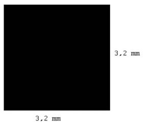 hranol 3,2 x 3,2mm délka 350mm 6ks Evergreen 186