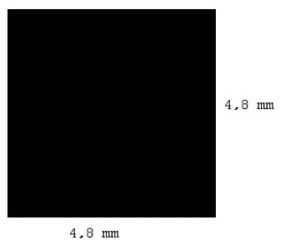 hranol 4,8 x 4,8mm délka 350mm 4 ks Evergreen 196