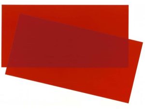 průhledné desky červené Evergreen 9901
