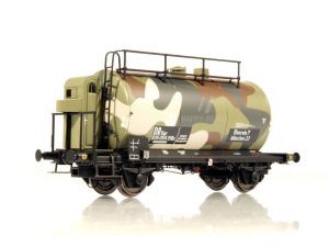 kotlový vůz DRG s brzdařskou kabinou kamufláž Exact train 20638