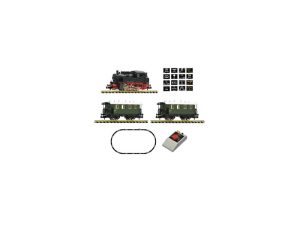 začátečnická sada s parní lokomotivou řady 80 a osobním vlakem Fleischmann 5160003