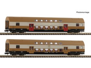 set dvou patrových vozů hnědých #2 DR Fleischmann 6260075