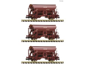 set výsypných vozů s pohyblivou střechou Tdgs DR Fleischmann 6660071