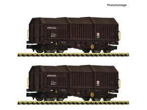 set zavřených teleskopických vozů RCW Fleischmann 6660075