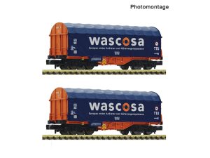 dvojice vozů krytých plachtou Shimmns Wascosa Fleischmann 6660105