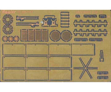 leptané díly pro PANTHER ausf.G od Trident Hauler hlr87117