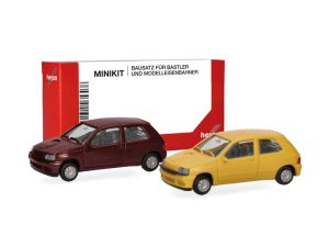 MiniKit Renault Clio 16V žlutý + červený Herpa 012171-002