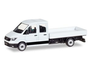 MiKi MAN TGE s dvojitou kabinou a korbou Herpa 013215