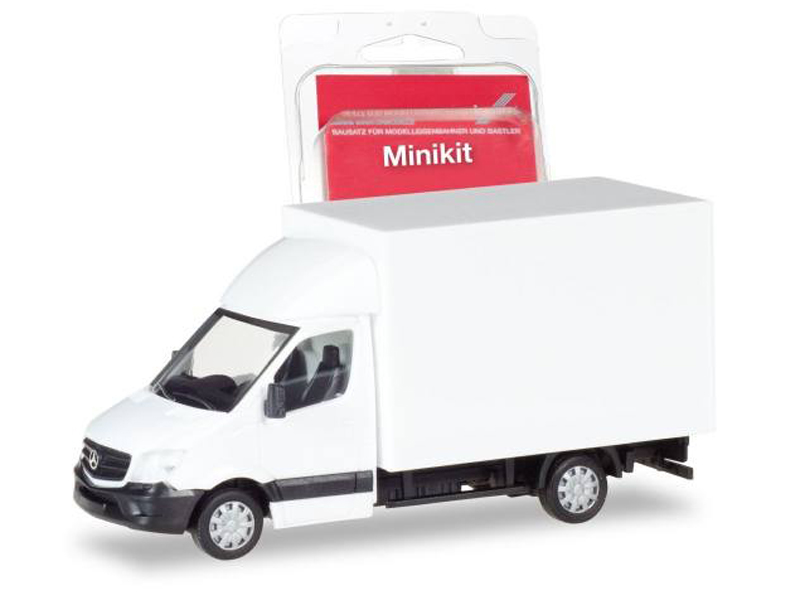 Miki MB Sprinter 2013 skříň bílý Herpa 013437