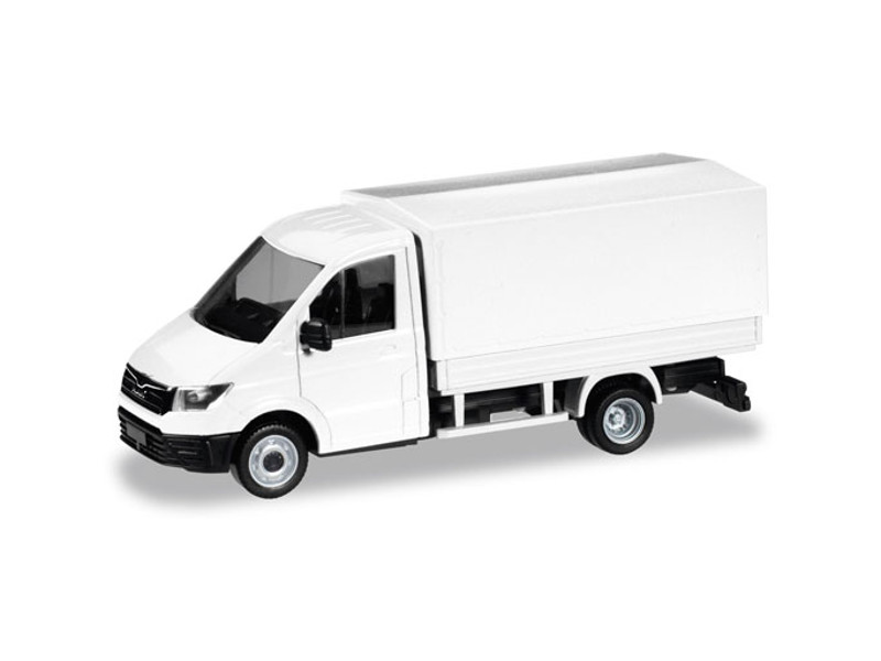 MiKi MAN TGE jednoduchá kabina a korba s plachtou Herpa 013451