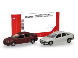 MiniKit Renault Laguna bílý a červený Herpa 014113