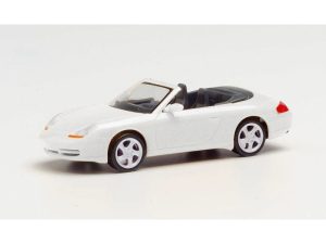 Porsche 996 C4 cabrio bílé Herpa 032674-002