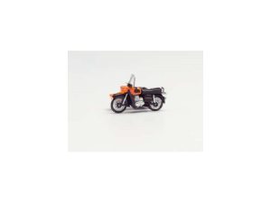 MZ 250 s postranním vozíkem oranžová Herpa 053433-005