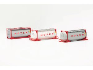 cisternový kontejnér Hoyer 3ks Herpa 076500-006