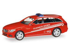 Mercedes-Benz C-Klasse model T hasiči Bremen Herpa 093583