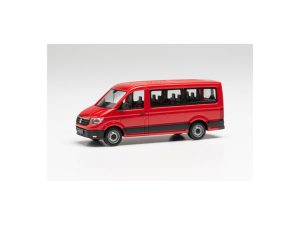 VW Crafter Bus nízká střecha červený Herpa 095846