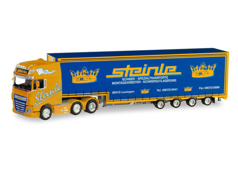 DAF XF SSC 6x2 s návěsem Steinle Herpa 311304