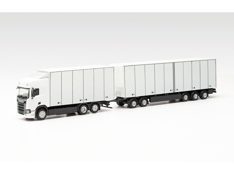 Scania CR 20 s přívěsem bílý Herpa 315517