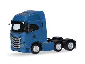 Iveco S-Way 3-osé modré Herpa 317122-003