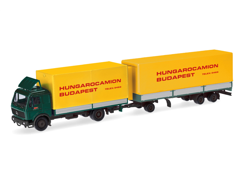 MB NG s přívěsem Hungarcamion Herpa 318327
