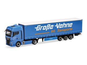 MAN TGX GX plachtový návěs Grosse-Vehne Herpa 319287