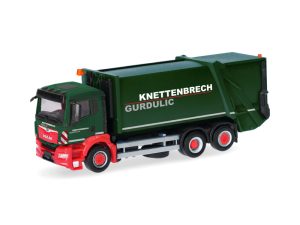 MAN TGS NN popelářský vůz Knettenbrech Gurdulic Herpa 319379