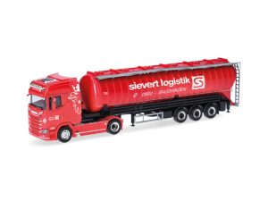 Scania CS 20 HD cisternový návěs Sievert Logistik Herpa 319409