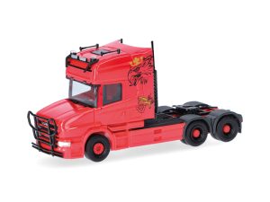 Scania Hauber 04 Topline červený Herpa 319423