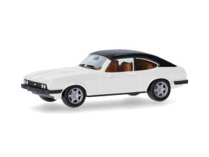 Ford Capri bílý s vinylovou střechou Herpa 420570-003