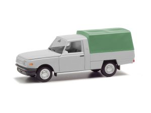 Wartburg 353 Trans 85 s plachtou světle šedý Herpa 420921-002