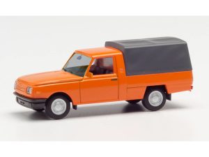 Wartburg 353 1985 s plachtou oranžový Herpa 420938