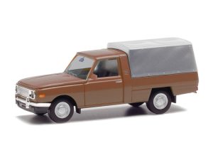 Wartburg 353 Trans 66 s plachtou hnědý Herpa 420945-002