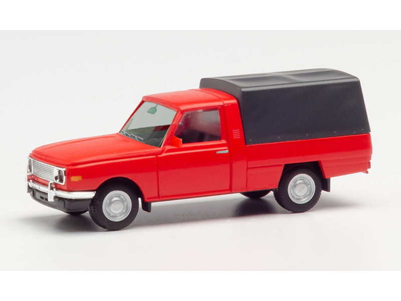 Wartburg 353 1966 s plachto červený Herpa 420952
