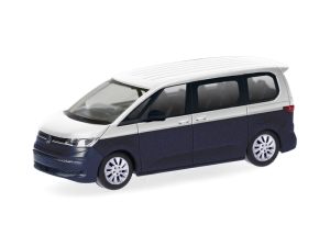 VW Multivan Bi-Color bílý / modrý Herpa 430425