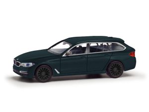 BMW 5er Touring tmavě zelené Herpa 430708-004