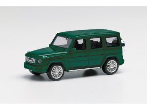 MB G-Klasse s koly AMG zelená metalíza Herpa 430760-003