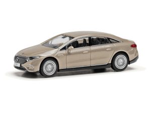Mercedes-EQ EQS zlatá metalíza Herpa 430944-002