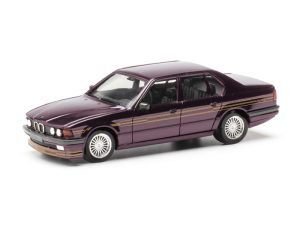 BMW Alpina B11 3.5 vínová metalíza se zlatým dekorem Herpa 431118