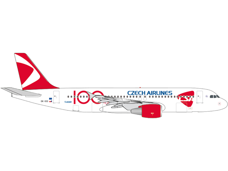 A320 CSA 100 Years Herpa 537667